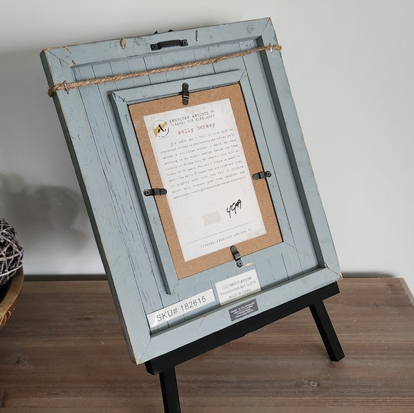 Rustic Picture Frame with Barn Doors, Kelly Berkey Art, 5x7 Picture Frame Unique - Picture 11 of 16